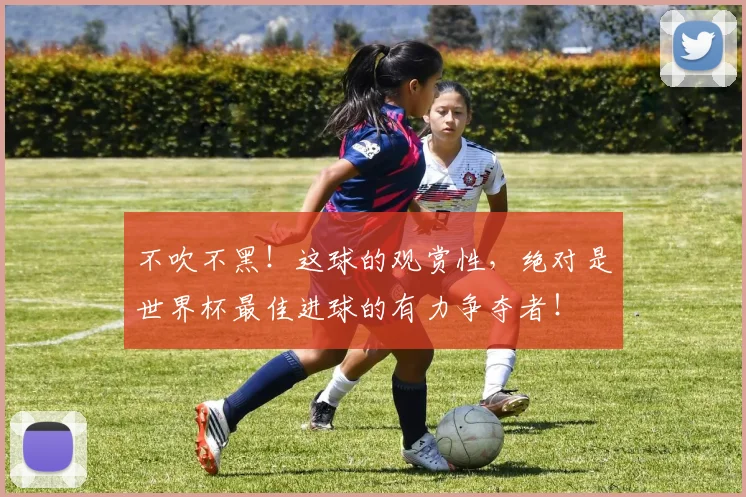 不吹不黑!这球的观赏性,绝对是世界杯最佳进球的有力争夺者!