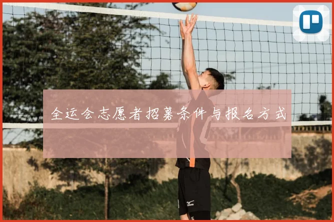 全运会志愿者招募条件与报名方式